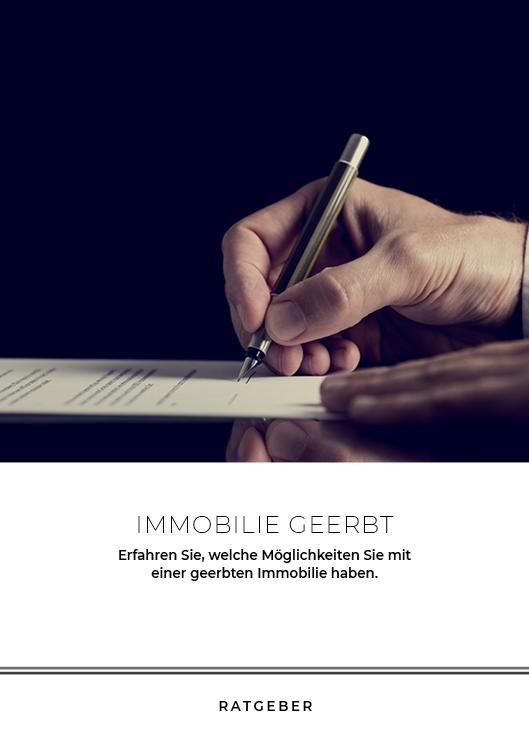 Immobilie geerbt, was jetzt?
