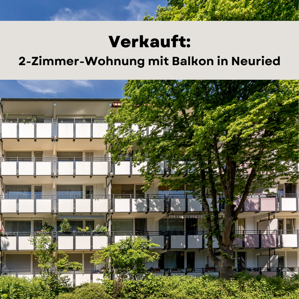 Wandl.Immobilien Matthias Wandl Immobilienmakler München Verkauft Vermietete 2-Zimmer-Wohnung mit Süd-Balkon in Neuried