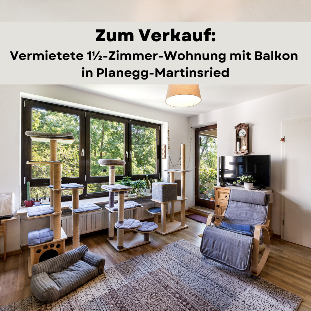 Wandl.Immobilien Matthias Wandl Immobilienmakler München zum Verkauf Vermietete 1½-Zimmer-Wohnung mit Balkon in Planegg-Martinsried