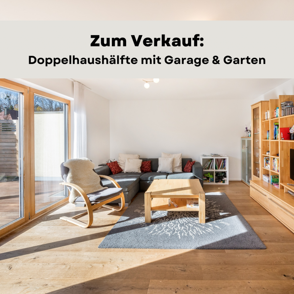 Wandl.Immobilien Matthias Wandl Immobilienmakler München zum Verkauf Doppelhaushälfte mit Garage & Garten in Lochhausen München
