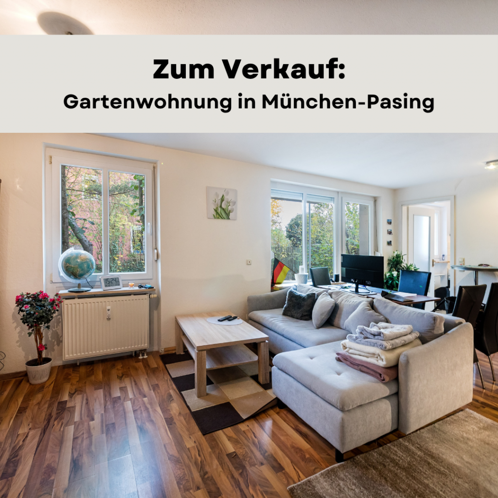 Wandl.Immobilien Matthias Wandl Immobilienmakler München zum Verkauf Gartenwohnung in München-Pasing