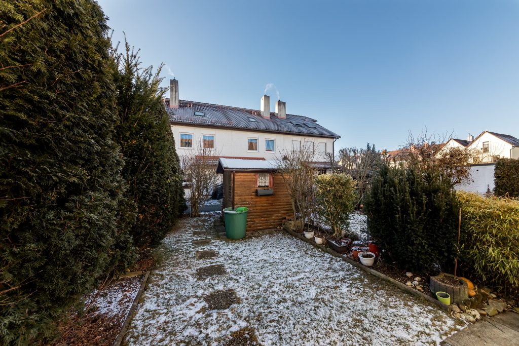 Wandl.Immobilien Matthias Wandl Immobilienmakler München zum Verkauf Modernes Reihenmittelhaus mit Garten in Unterschleißheim