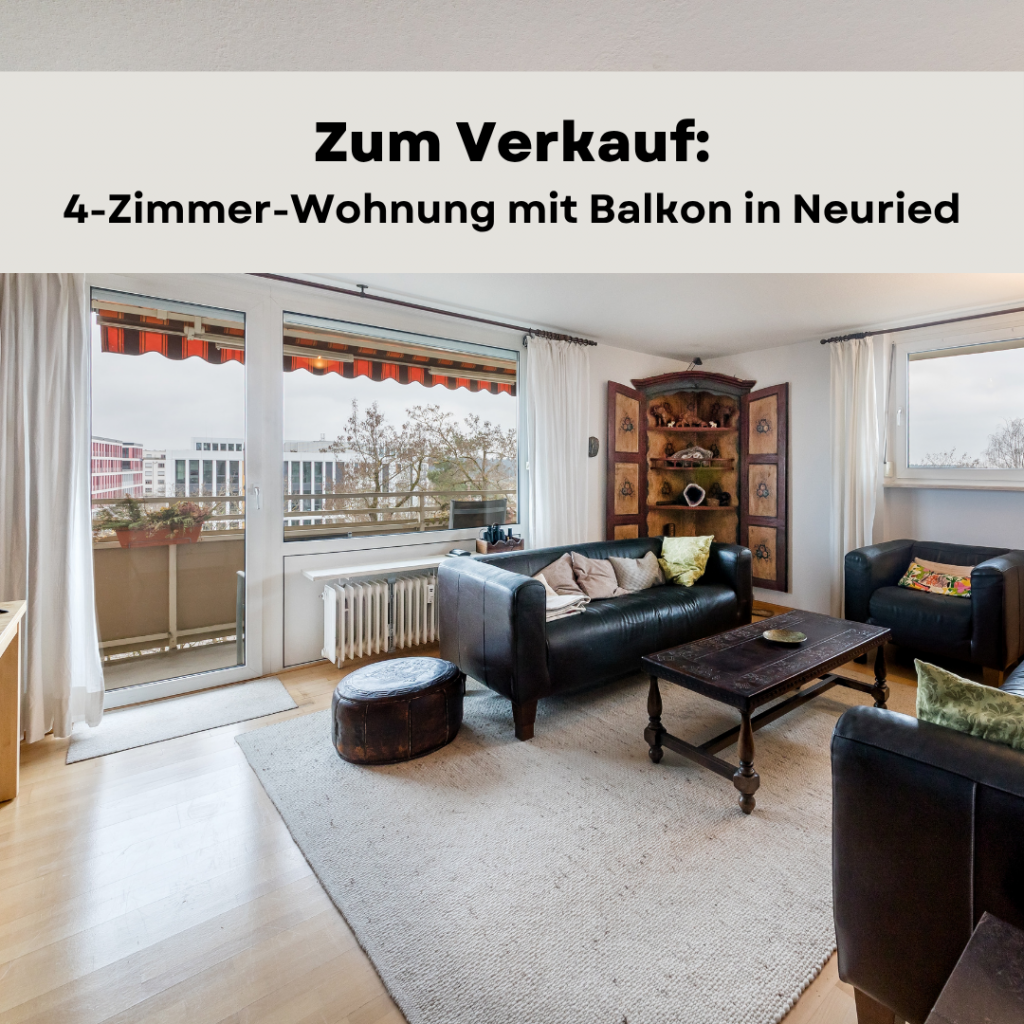 Wandl.Immobilien Matthias Wandl Immobilienmakler München zum Verkauf 4-Zimmer-Wohnung mit Balkon in Neuried bei München